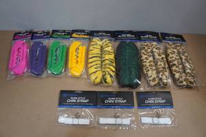lot 82 image: 4 Sets (for 2 Skates) Proguard Zigzagz Skate Guards, Walking Mates, Chin Straps