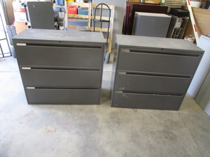 lot 10 image: (2) Lateral File Cabinets 18x42x39