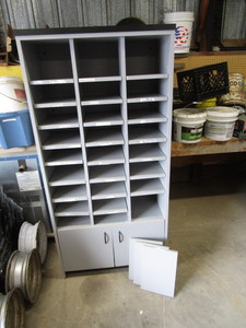 lot 23 image: Office Mailbox Cabinet 16x33x69