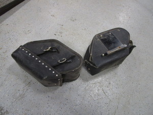 lot 54 image: Motorcycle Saddle Bags