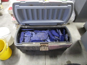 lot 56 image: Set of Semi Cattle Trailer Plugs & Tool Box