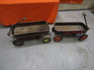 lot 87 image: (2) Vintage Wagons
