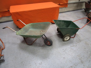 lot 93 image: Wheel Barrow & Garden Cart