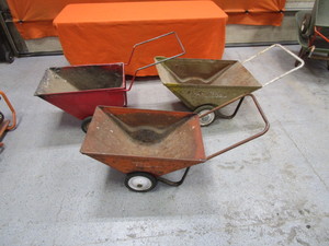 lot 94 image: (3) Garden Carts