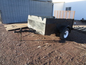 lot 4 image: 6X8 Utility Trailer