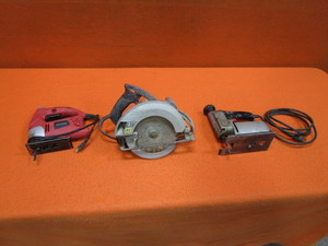 lot 109 image: Circular Saw & (2) Jig Saws