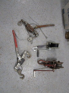 lot 121 image: Hand Winches & Come-A-Longs