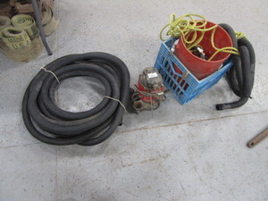 lot 126 image: (2) Sump Pumps & Hose