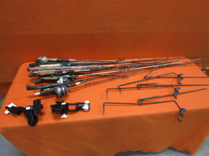 lot 162 image: Fishing Poles & Rod Holders