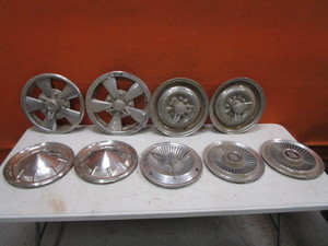 lot 279 image: Vintage Hubcaps