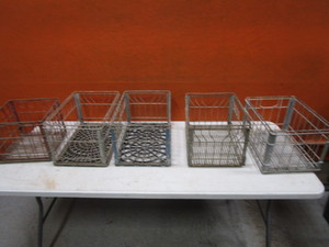 lot 287 image: Vintage Milk Crates