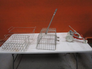 lot 288 image: Vintage Lawn Sprinkler & Baskets