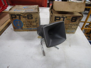 lot 200-A image: (New) Pioneer PT-6 Horn Tweeter Speakers