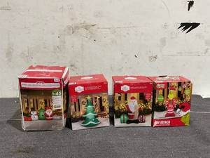 lot 121 image: LOT OF Holiday Time Christmas Decorations