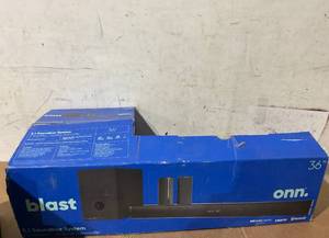 lot 239 image: Onn. 36 5.1 Soundbar with Wireless Subwoofer