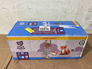 lot 255 image: Parents Choice Dry & Gentle Diapers Size 8, 108 Count