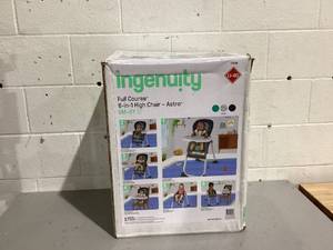 lot 481 image: Ingenuity Full Course 6-in-1 Infant Baby High Chair  Unisex