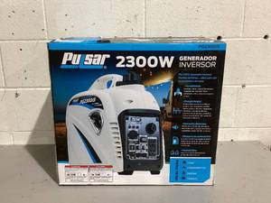 lot 482 image: Pulsar 2300-Watt Super Quiet Gasoline Powered Inverter Generator with USB