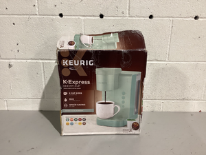 lot 512 image: Keurig K-Express Essentials Sage Single-Serve K-Cup Pod Coffee Maker