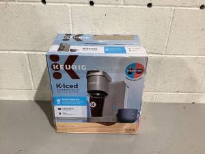 lot 513 image: Keurig K-Iced Essentials, Gray Iced and Hot Single-Serve K-Cup Pod Coffee Maker