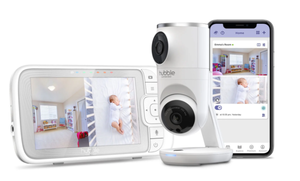lot 82 image: Hubble Nursery Pal Dual Vision Smart Wi-Fi Enabled Baby Monitor with 5 Parent Unit Viewer
