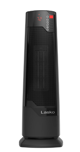 lot 123 image: Lasko 22 1500W Oscillating Ceramic Tower Space Heater with Remote