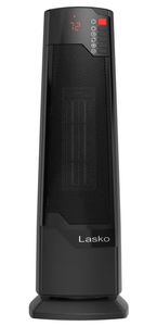 lot 137 image: Lasko 22 1500W Oscillating Ceramic Tower Space Heater with Remote