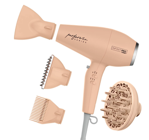 lot 243 image: INFINITIPRO by CONAIR Performa Series Hair Dryer with Diffuser Plus 3 Other Attachments