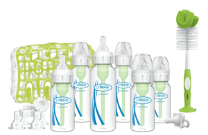 lot 386 image: Dr. Browns Natural Flow Anti-Colic Options Deluxe Bottle Essentials Gift Set with 100% Silicone HappyPaci Pacifier