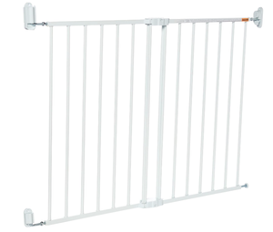 lot 389 image: Regalo 2-in-1 Extra Wide Stairway and Hallway Walk ThroughBaby Safety Gate