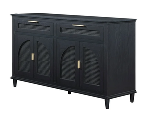lot 489 image: Beautiful Drew Rattan Media Console with Teched Away Drawer