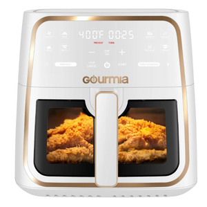 lot 618 image: Gourmia 8-Quart Digital Window Air Fryer, with 8 One-Touch Functions