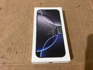 lot 3 image: Apple iPhone 16 Pro Max - 256GB Black Titanium