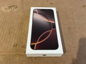 lot 9 image: Apple iPhone 16 Pro Max - 256GB Desert Titanium