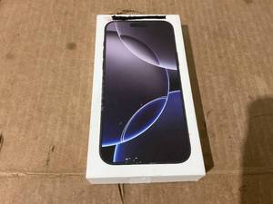 lot 10 image: Apple iPhone 16 Pro Max - 256GB Black Titanium