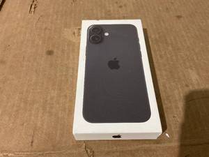 lot 25 image: Apple iPhone 16 Plus 128GB Black - NO CHARGER - HAS PASSWORD UNKNOWN TO US