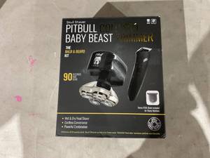 lot 407 image: Skull Shaver Pitbull Gold PRO Electric Razor & Baby Beast Trimmer for Men