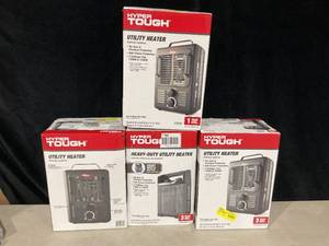 lot 418 image: LOT OF 4 Hyper Tough Utility Heaters
