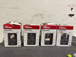 lot 140 image: LOT OF 4 Hyper Tough Utility Heaters