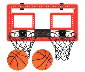lot 159 image: Over-the-Door Basketball Dual Hoop, Indoor Sports Game, Plastic, for All Ages, by MinnARK