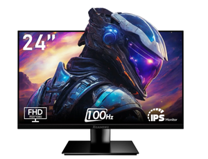 lot 638 image: 24 Inch Monitor - FHD (1920 x 1080),100Hz Refresh Rate,Computer Monitor with Bluelight Filter HDMI VGA Ports