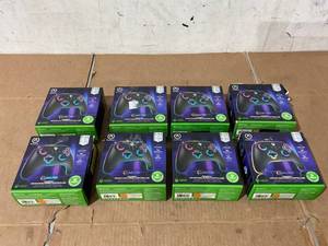 lot 276 image: LOT OF 8 PowerA Advantage Wired Controller for Xbox Series XS with Lumectra