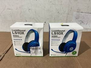 lot 279 image: LOT OF 2 LucidSound LS10X Wired Gaming Headset for Xbox Series XS