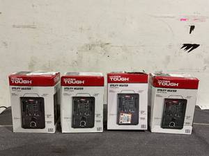 lot 158 image: LOT OF 4 Hyper Tough 1500W Milkhouse Utility Heater