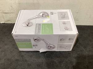 lot 635 image: OakBrook Essentials Chrome 2-handle Single Function Round Bathtub and Shower Faucet Valve Included