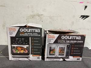 lot 169 image: LOT OF 2 Gourmia Air Fryer Ovens
