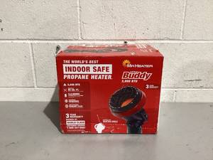 lot 579 image: Mr. Heater F215100 Portable Little Buddy Propane Heater