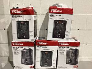 lot 587 image: LOT OF 5 Hyper Tough 1500W Milkhouse Utility Heater