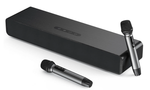 lot 585 image: TOPVISION 4.1ch Sound bar Karaoke Machine with 2 High Quality Microphones