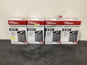 lot 674 image: LOT OF 4 Hyper Tough New 1500W Heavy Duty Utility Heater